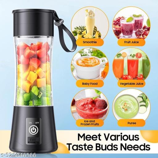 Portable Electric 6 Blade USB Juice Maker (380 ml)