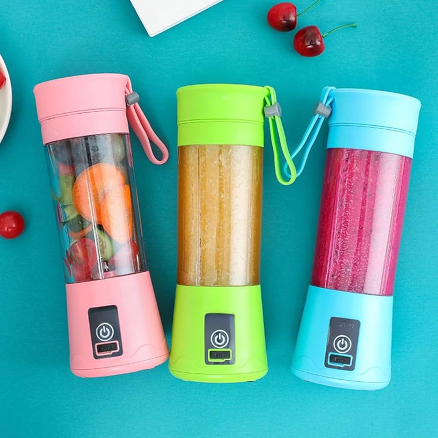 Portable Electric 6 Blade USB Juice Maker (380 ml)